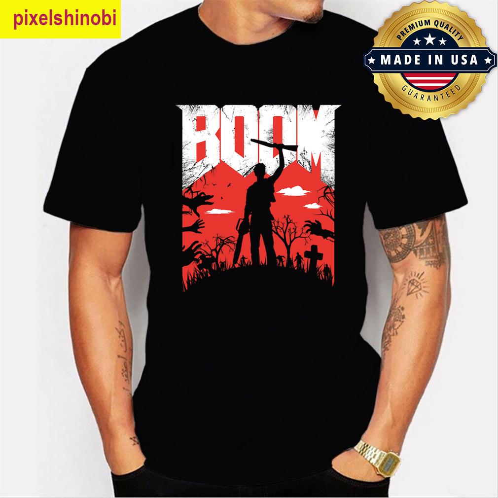 Boomstick Graphic Design T-shirt