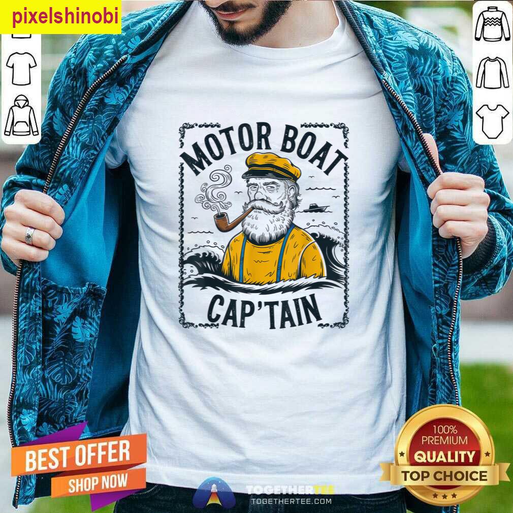 Motor Boat Captain For Boating T-shirt