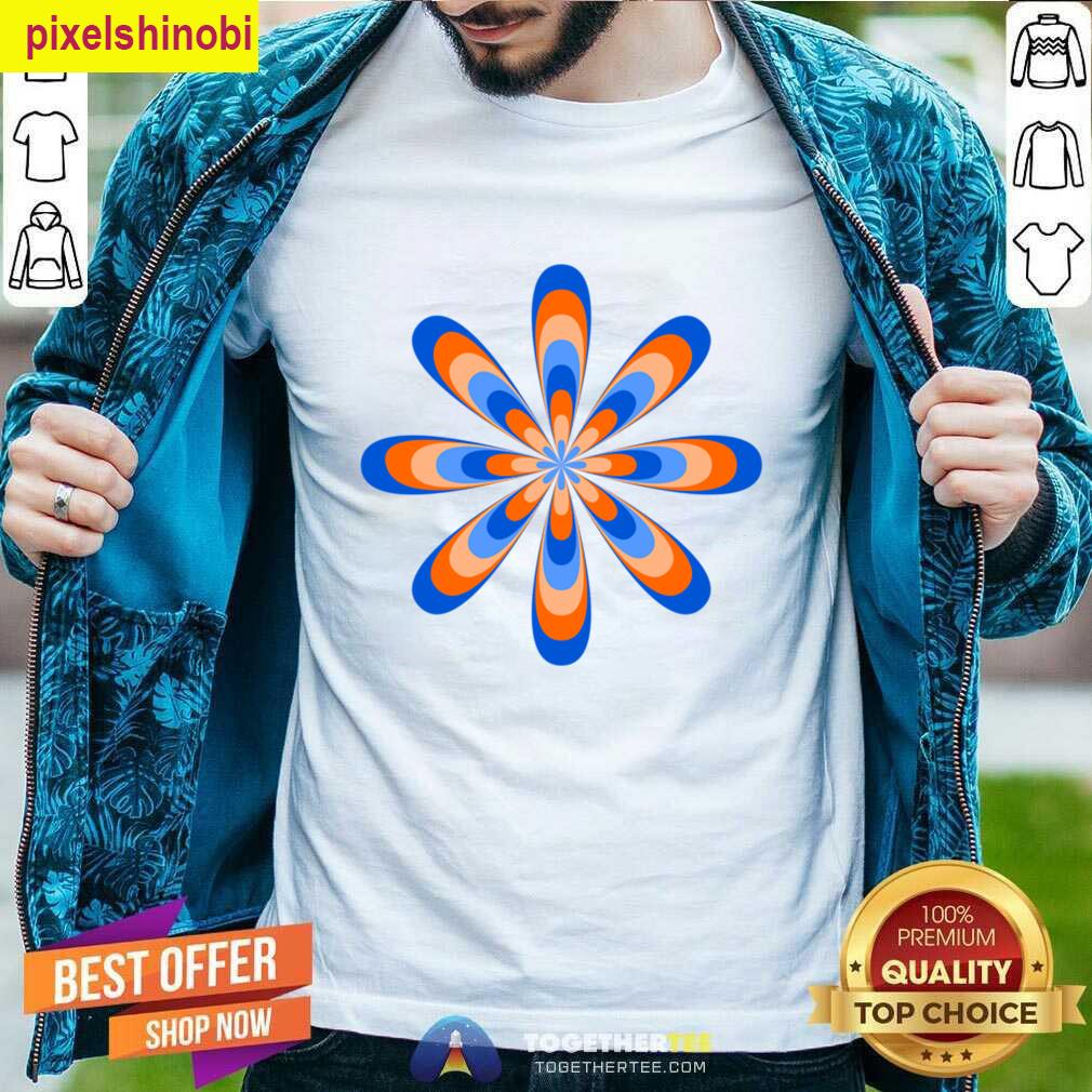 Orange Blue Groovy T-shirt