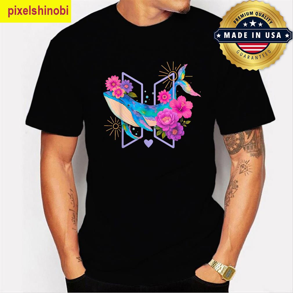 Orca With Floral T-shirt
