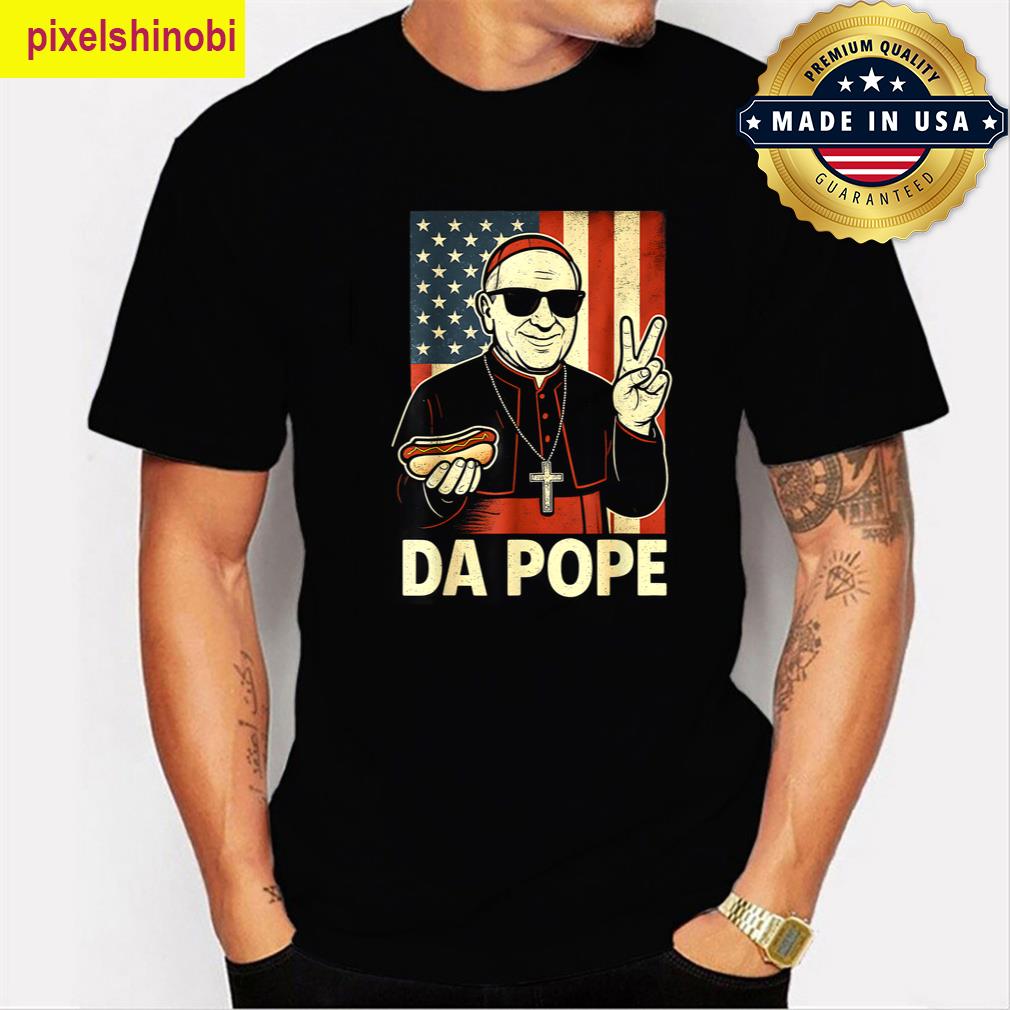 Pope America Usa Flag T-shirt