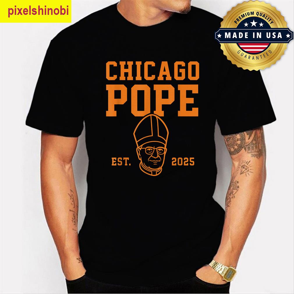 Pope Leo Xiv Chicago Design T-shirt