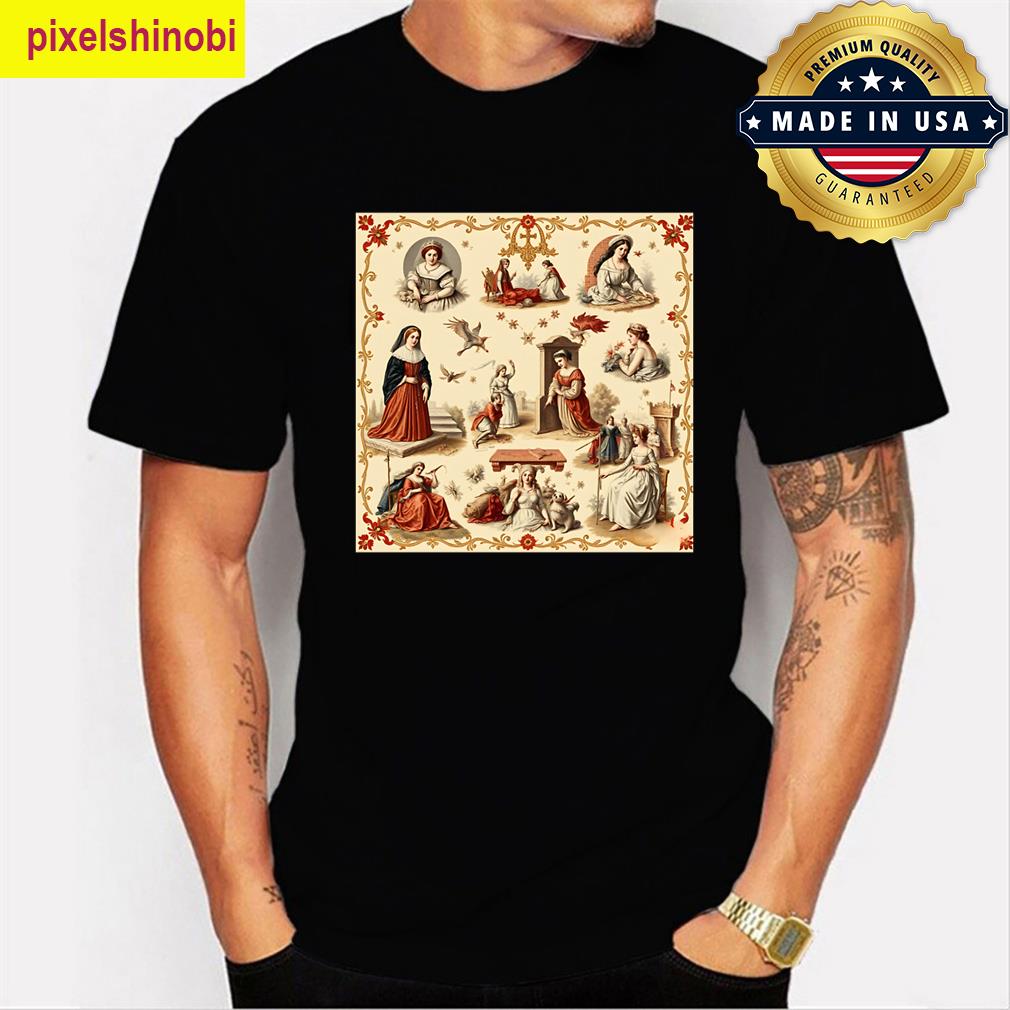 Queens Princess Fabric Print T-shirt
