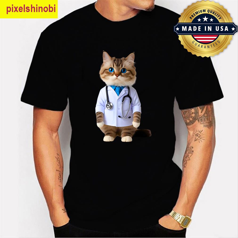 Ragdoll Cat Doctor Cute Tee For Cat Lovers T-shirt