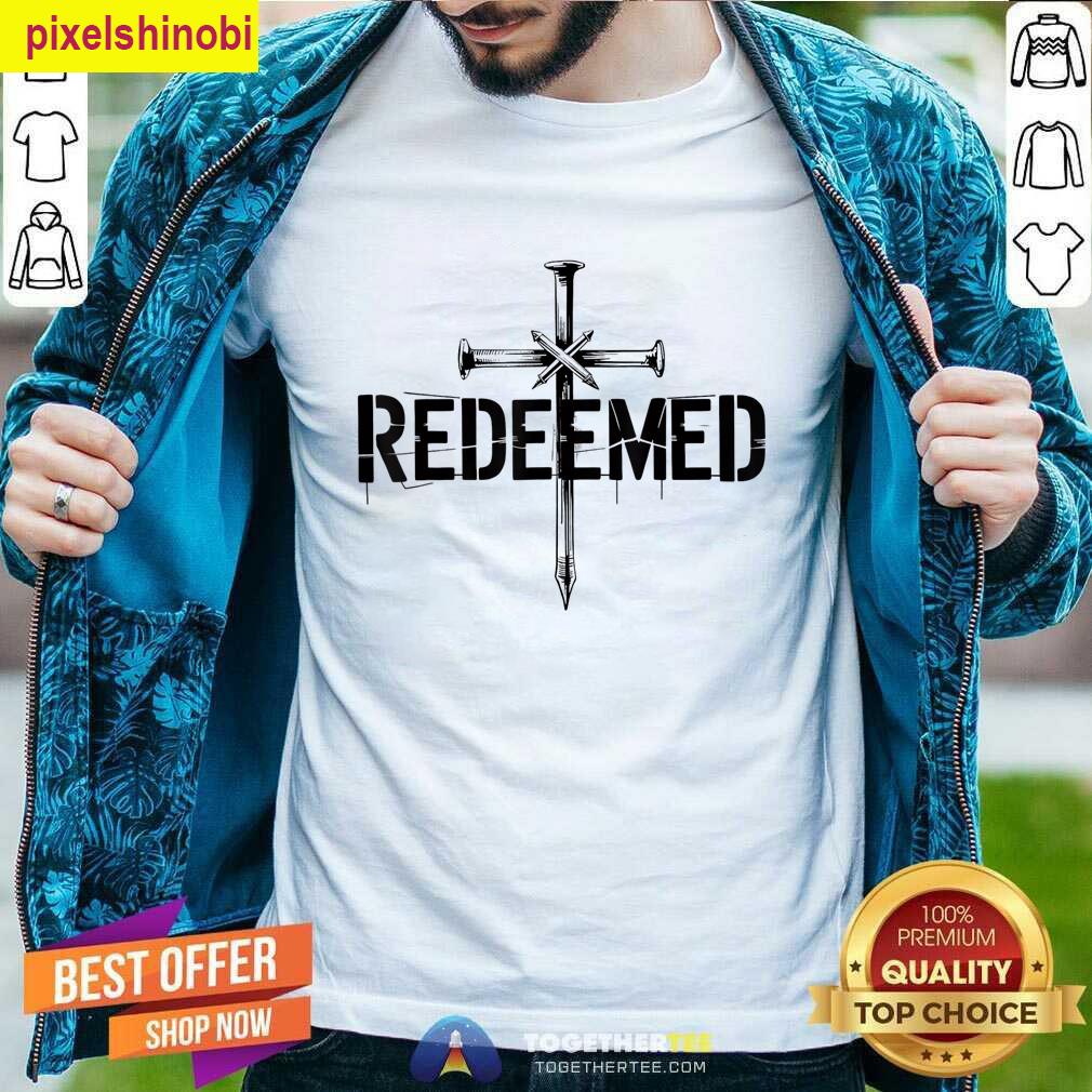 Redeemed Cross Nails Graphic Tee T-shirt