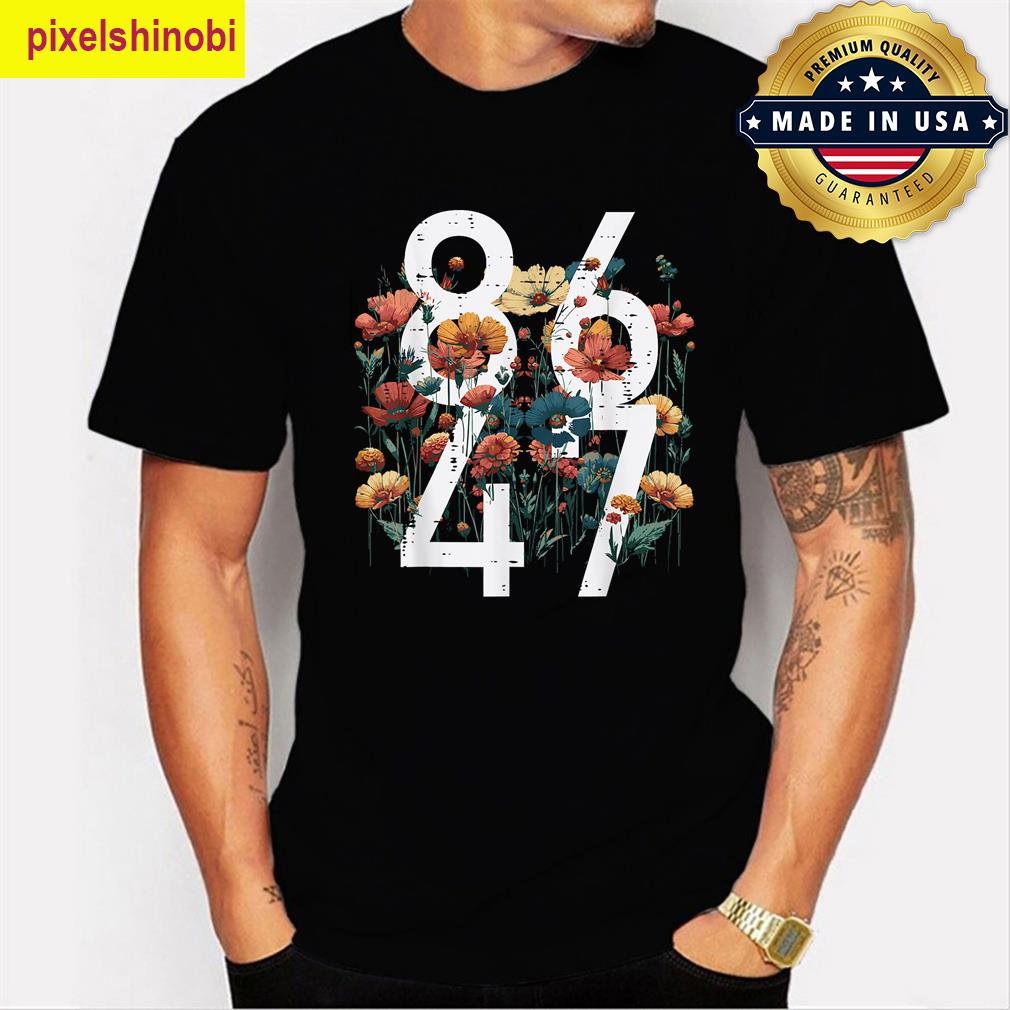 Resist 86 47 Flowers Poppy T-shirt