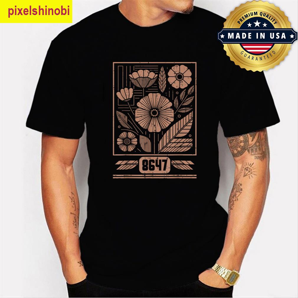 Resist Flowers Lines Protest T-shirt
