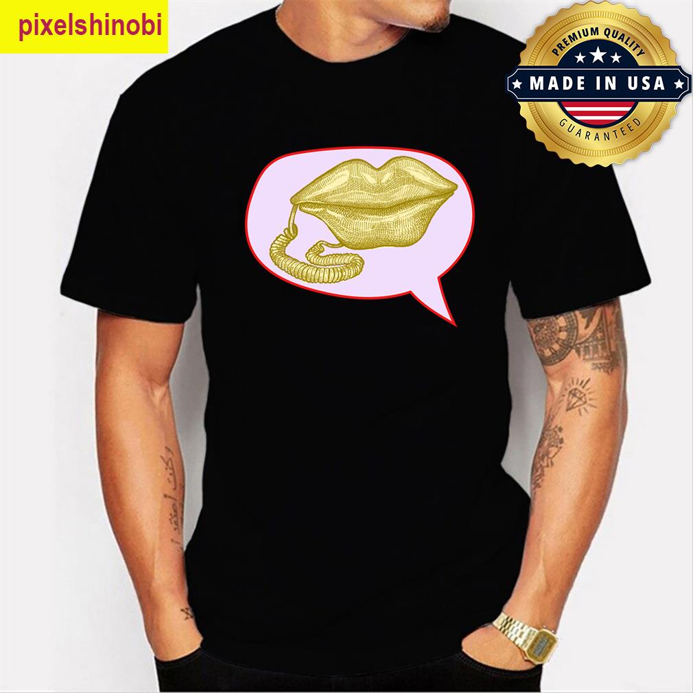 Retro Lip Phone T-shirt
