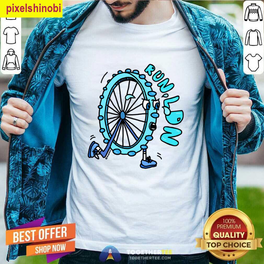 Run Ldn Blue Oversized T-shirt