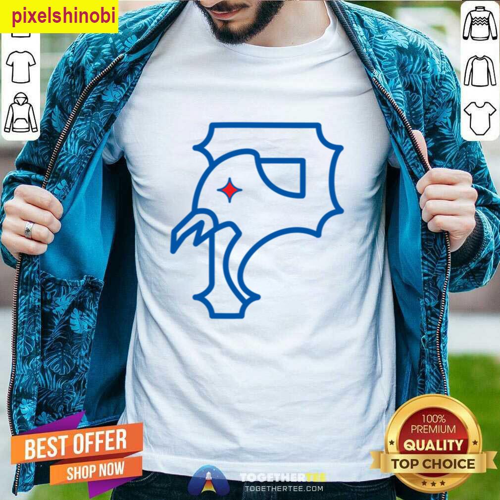 Steel City Blue Red Oversized T-shirt