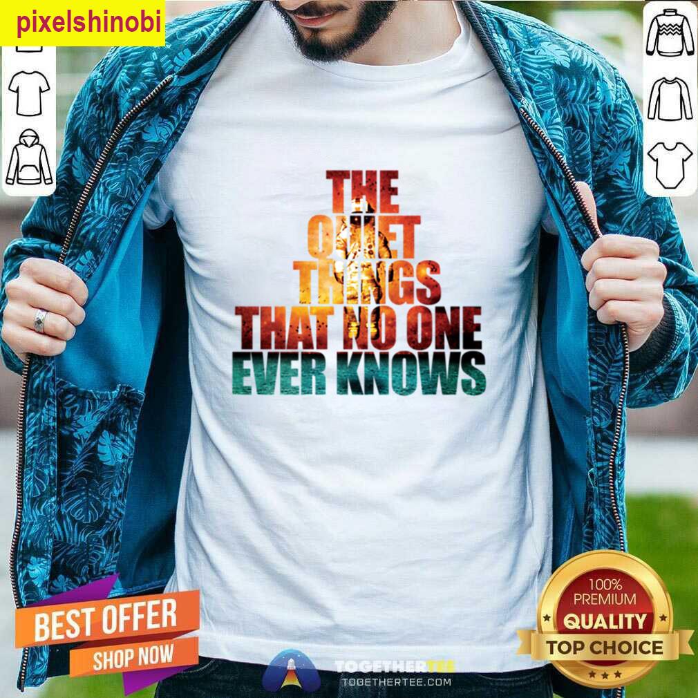 The Quiet Things Lyrics Band New T-shirt