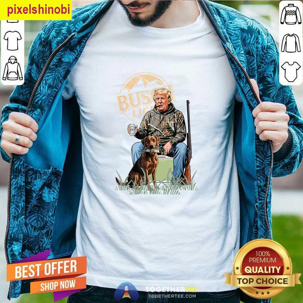 Trump Dog Hunting Camo T-shirt