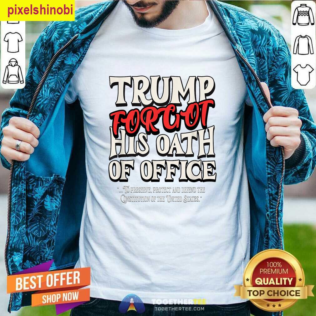 Trump Oath Office Constitution T-shirt
