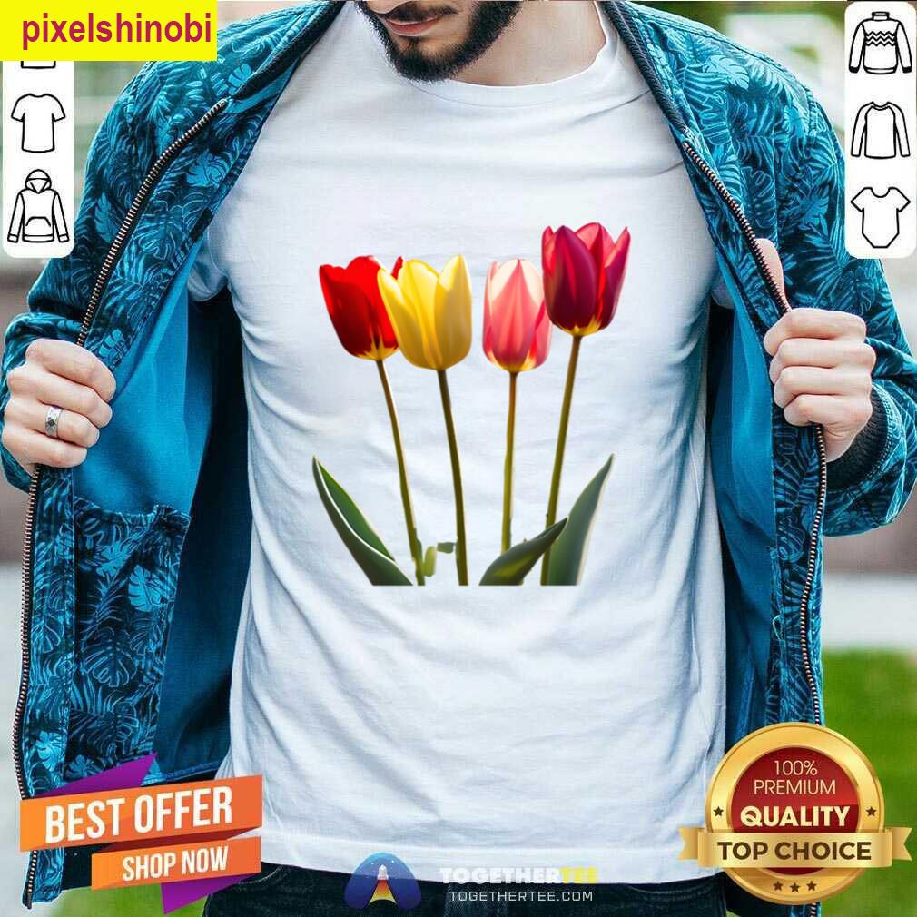 Tulip Dreams Floral T-shirt