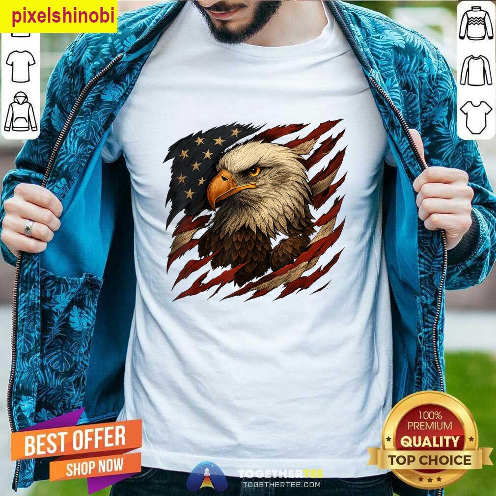 Vintage Patriotic Eagle Tee For July T-shirt