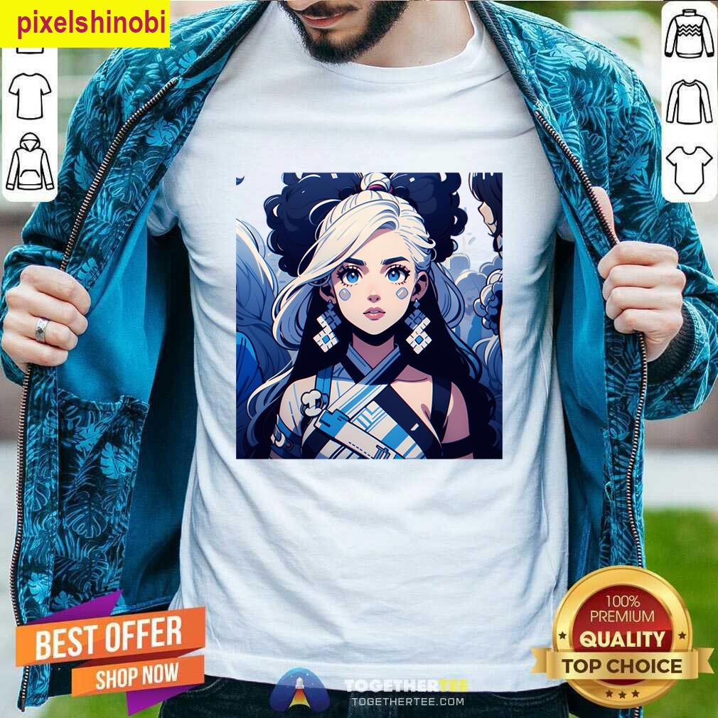 Woman Girl Animated Vibrant T-shirt