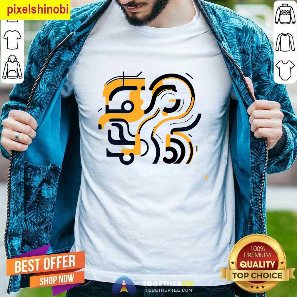 Yellow Abstract Geometries T-shirt
