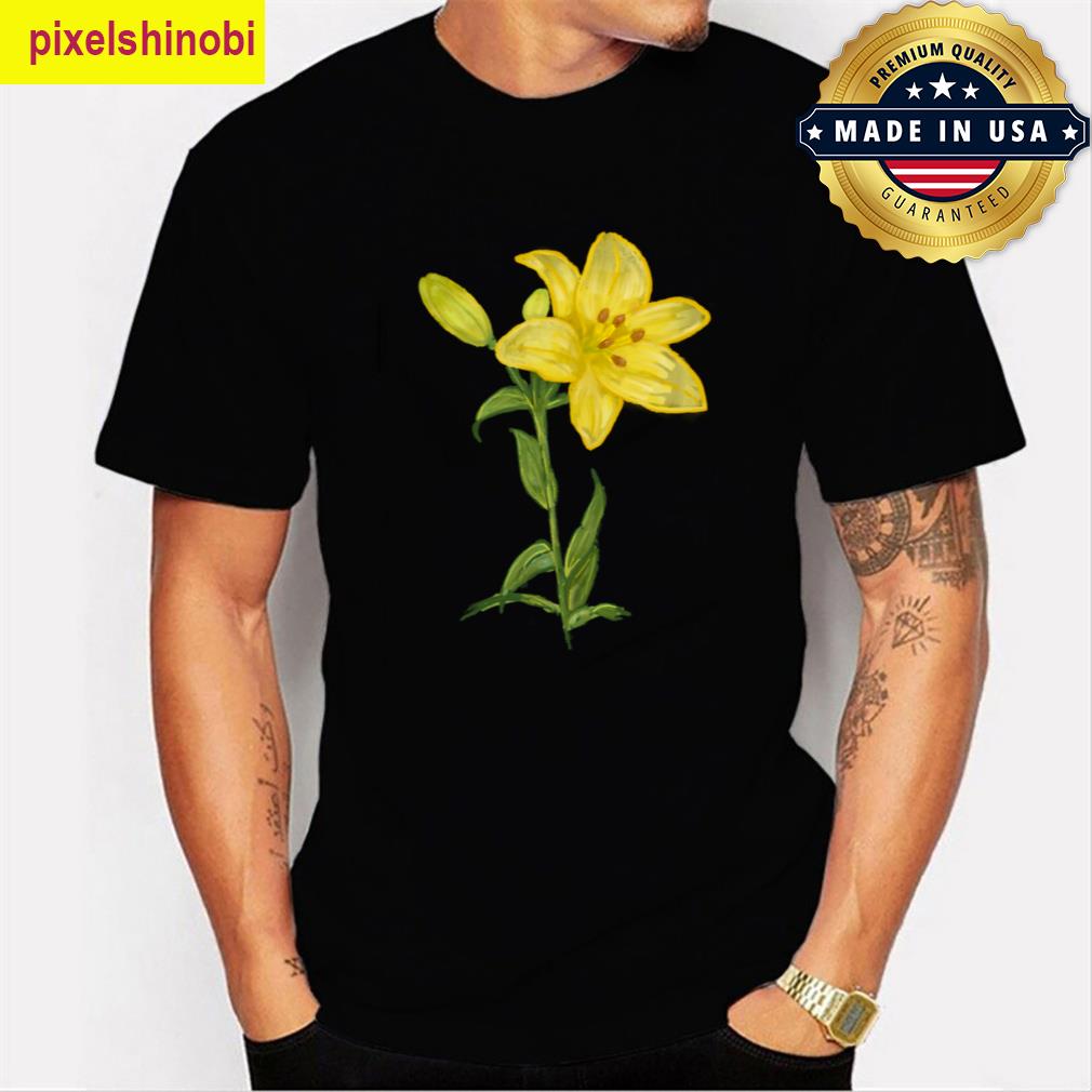 Yellow Lily Flower T-shirt