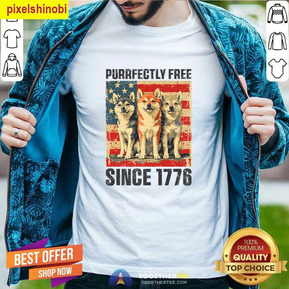 4th Of July Shiba Inu T-shirt