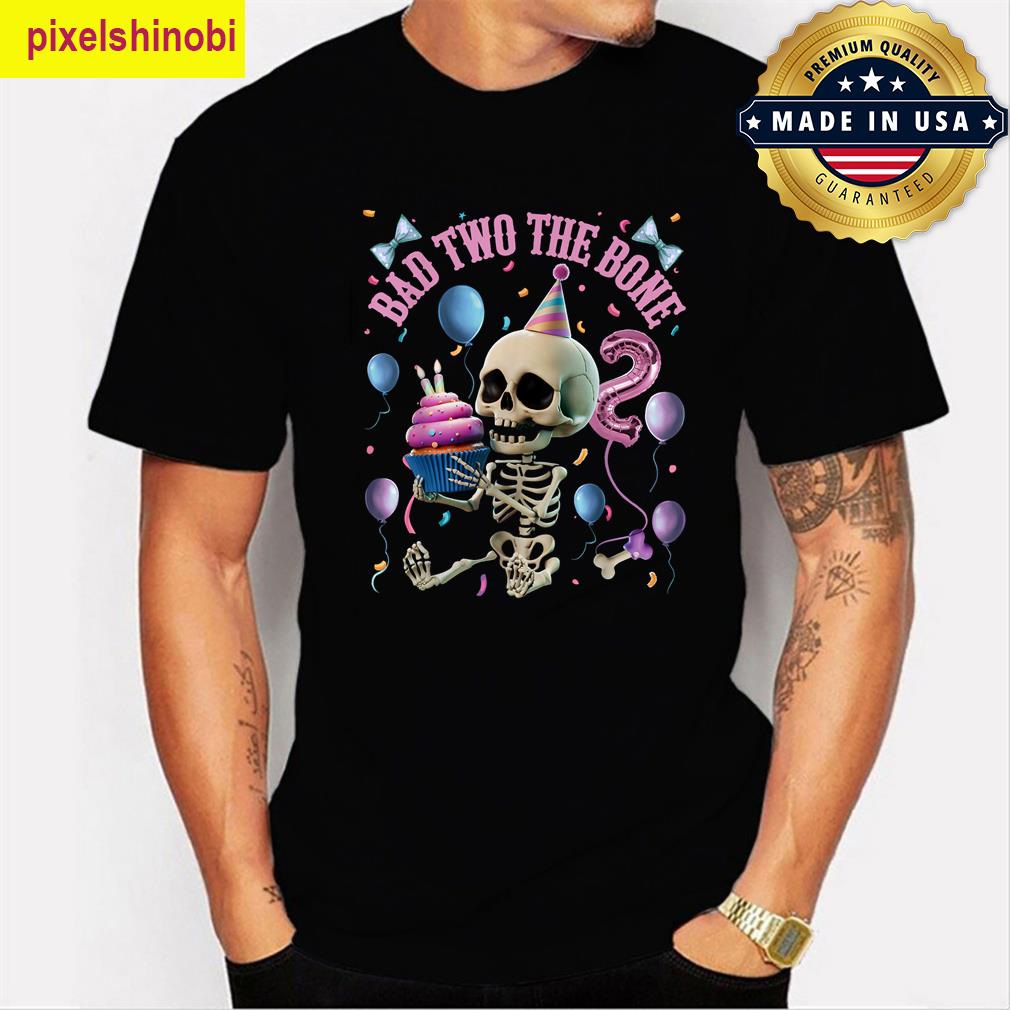 Bad To The Bone Halloween Tee T-shirt