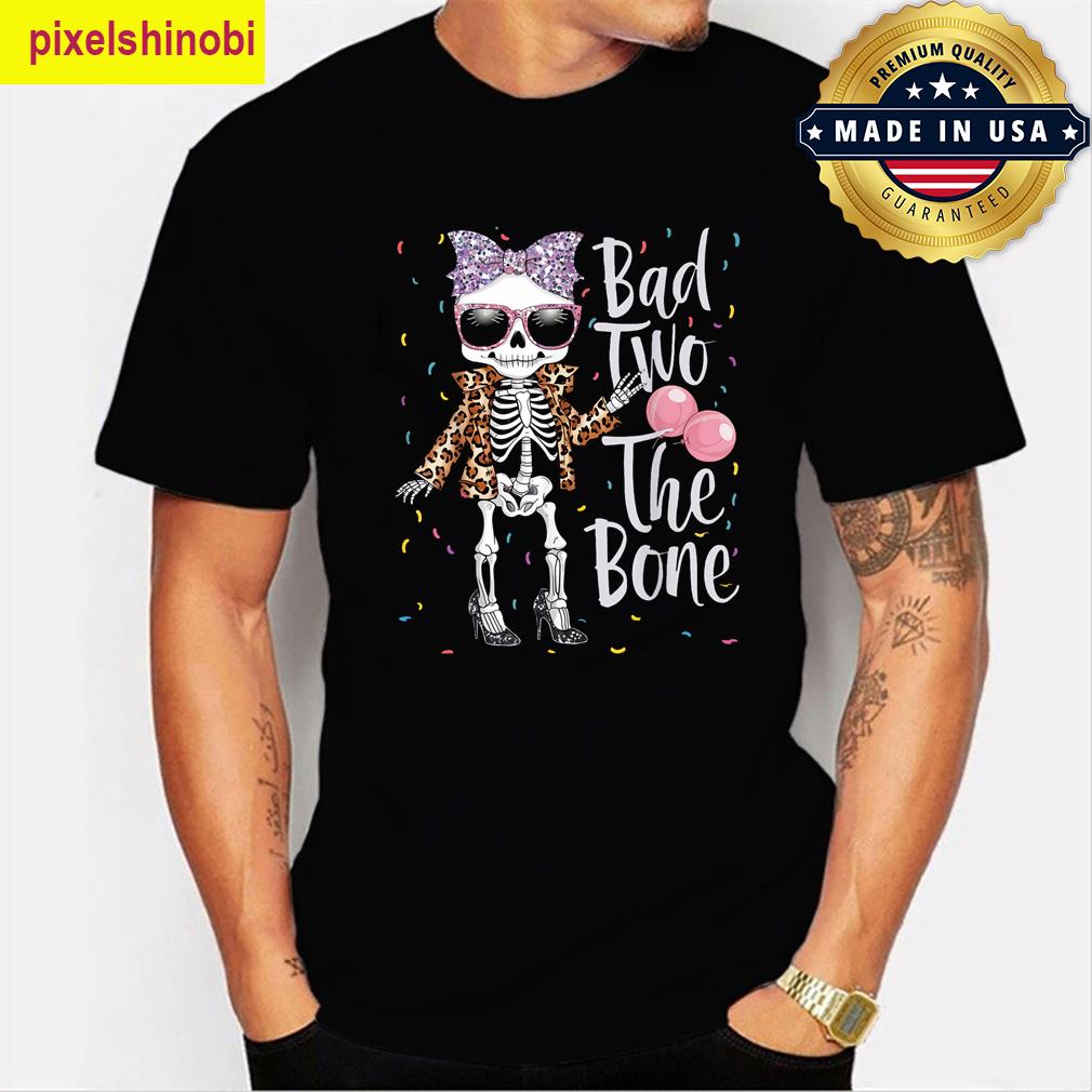 Bad Two The Bone Toddler Halloween T-shirt