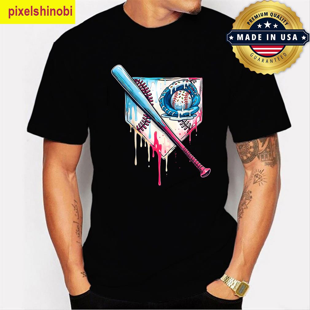 Baseball Drip Summer T-shirt