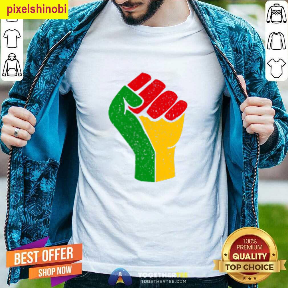 Black History Fist Pride Tee T-shirt
