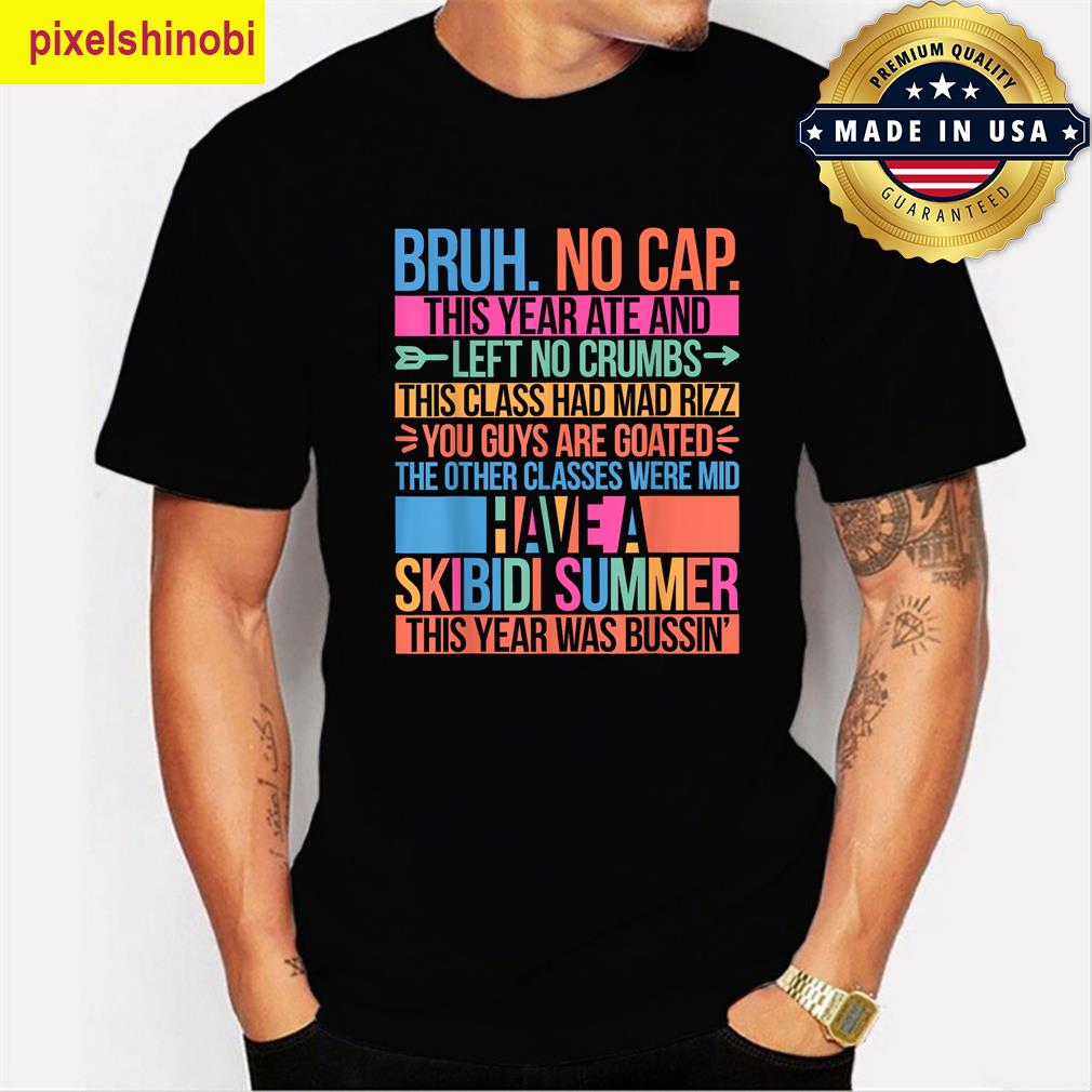 Bruh Funny Last Day Kids T-shirt