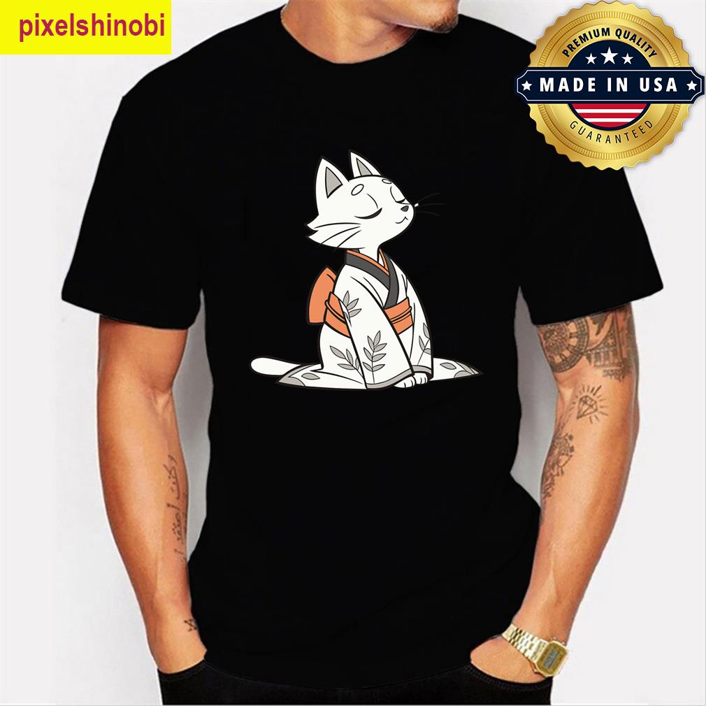 Cat Kimono Trendy Graphic T-shirt