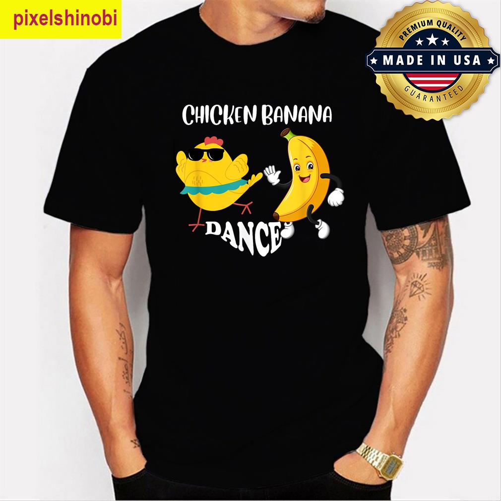 Chicken Banana Dance Graphic T-shirt