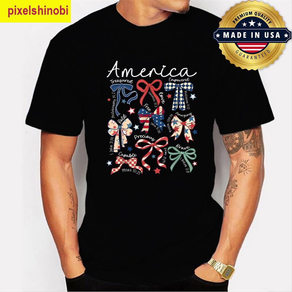 Coquette Bow Jesus Graphic T-shirt