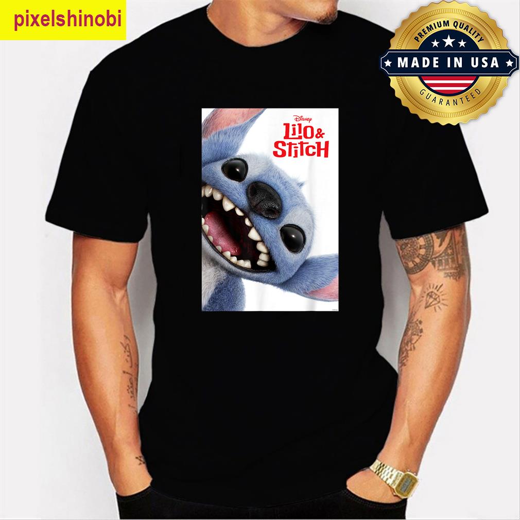 Disney Movie Poster Stitch Apparel T-shirt
