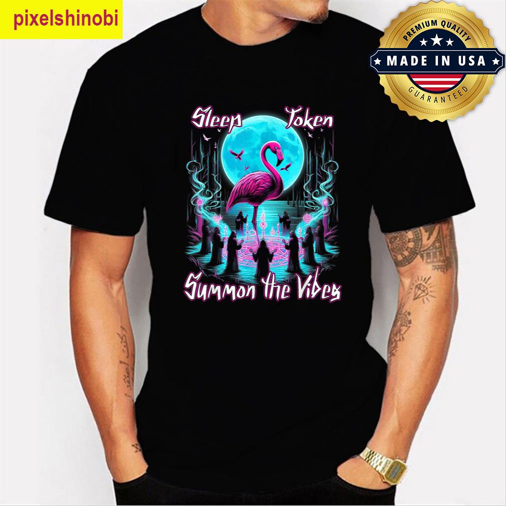 Flamingo Ritual Moon Vibes T-shirt