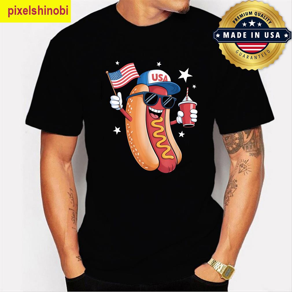 Fourth Of July Humor Hotdog T-shirt
