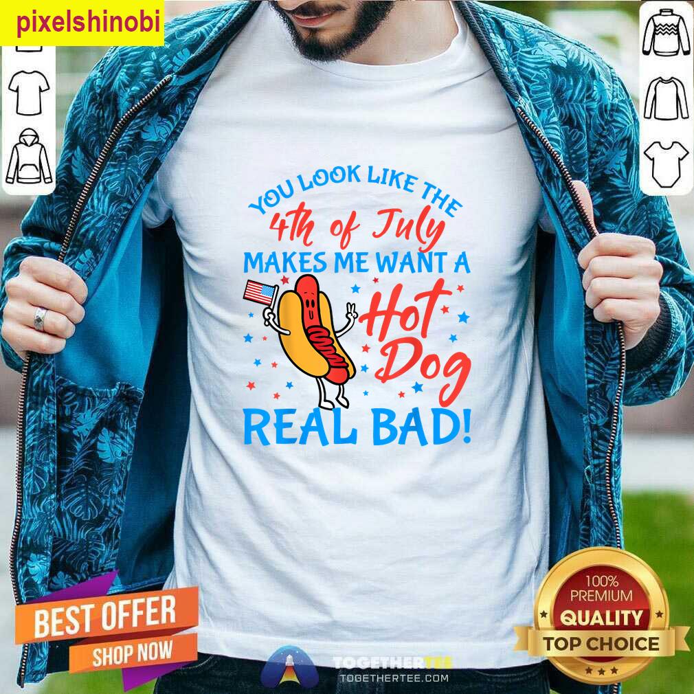 Funny July Hot Dog Lover T-shirt