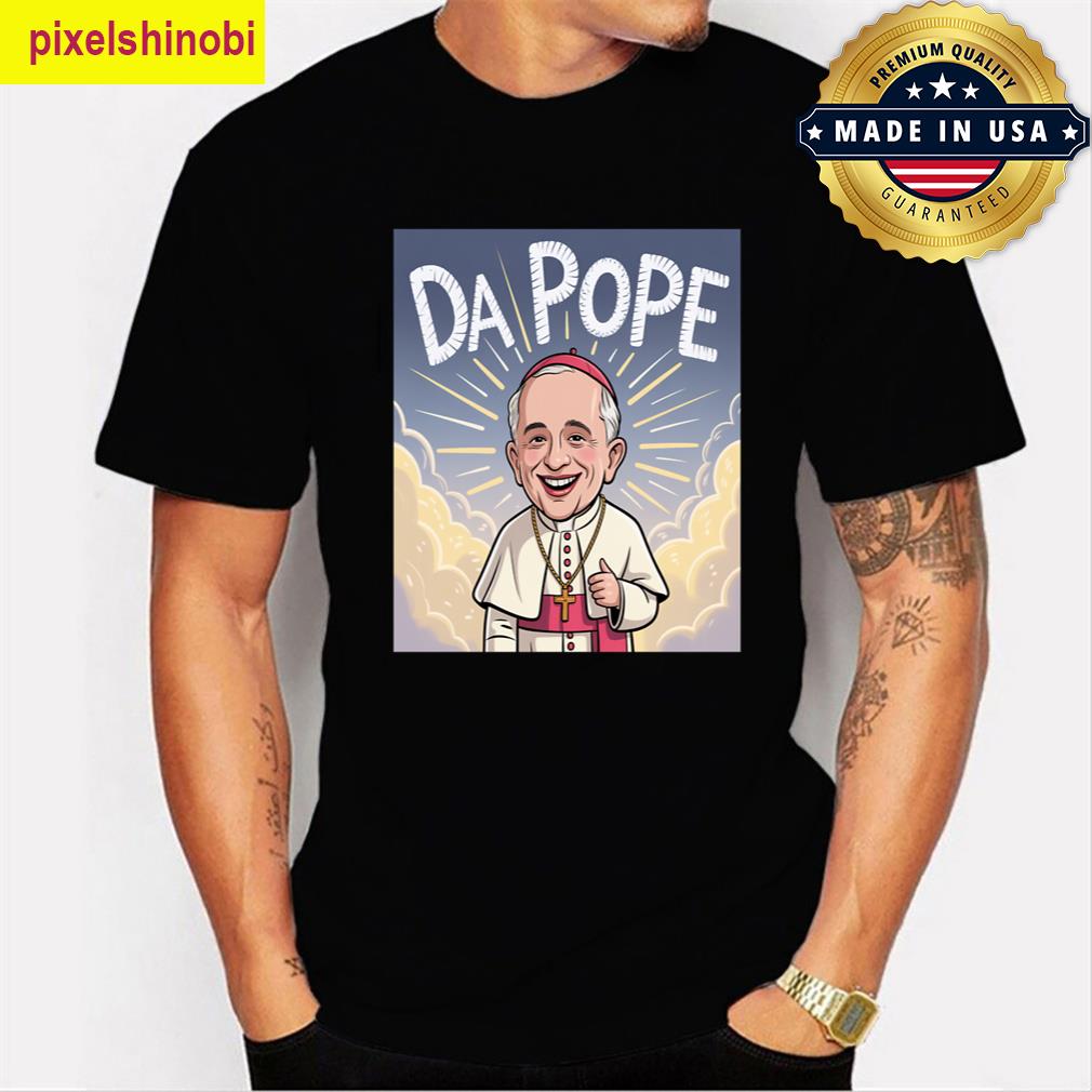 Funny Pope Graphic T-shirt