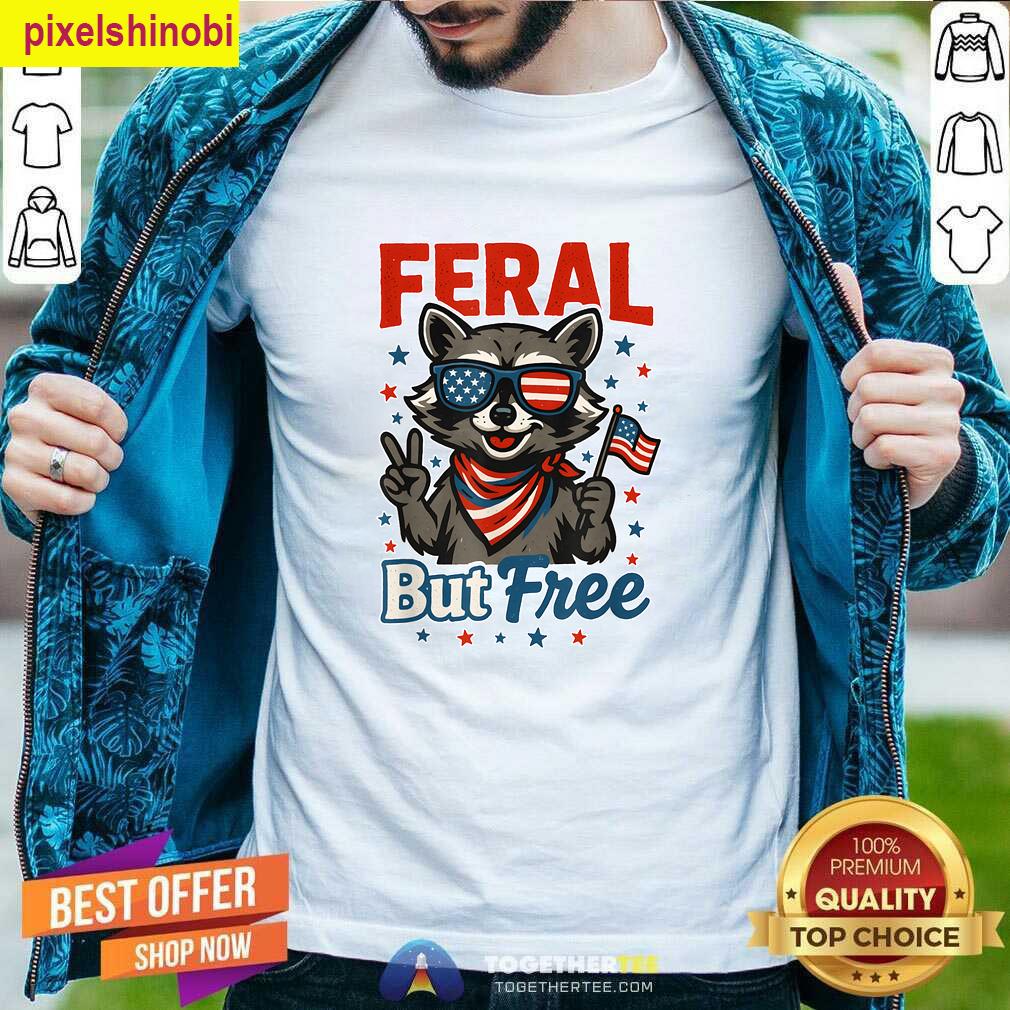 Funny Usa Raccoon Freedom T-shirt