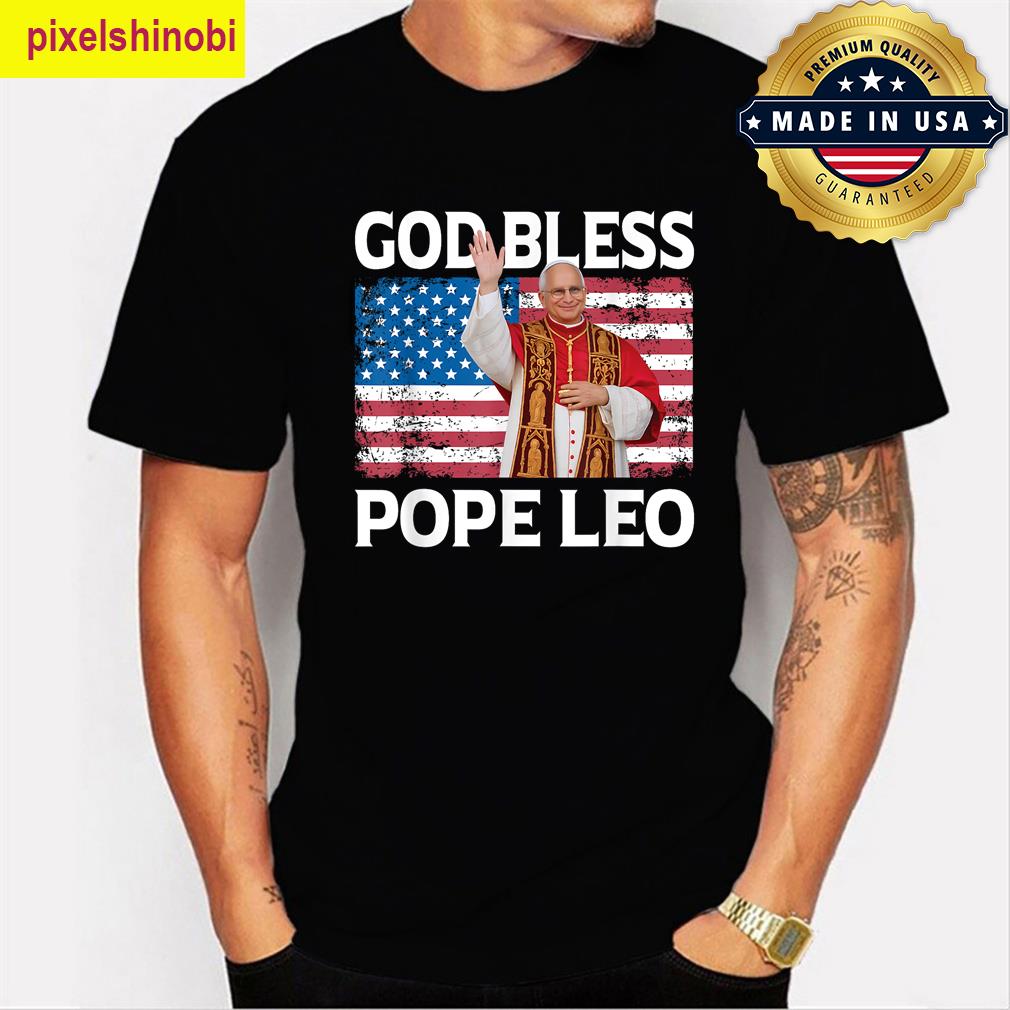 God Bless Pope Leo Style T-shirt