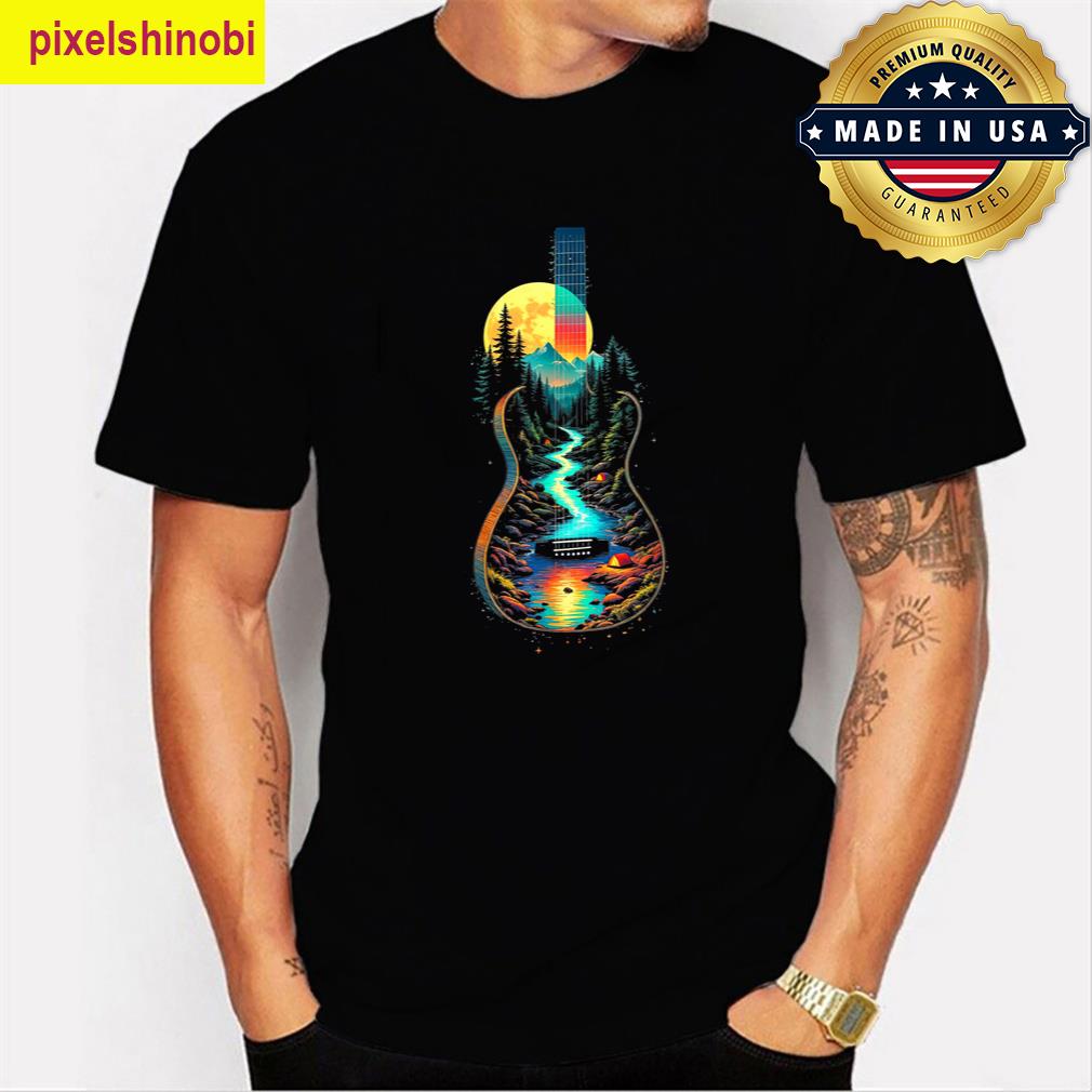 Guitar Moon Lake T-shirt