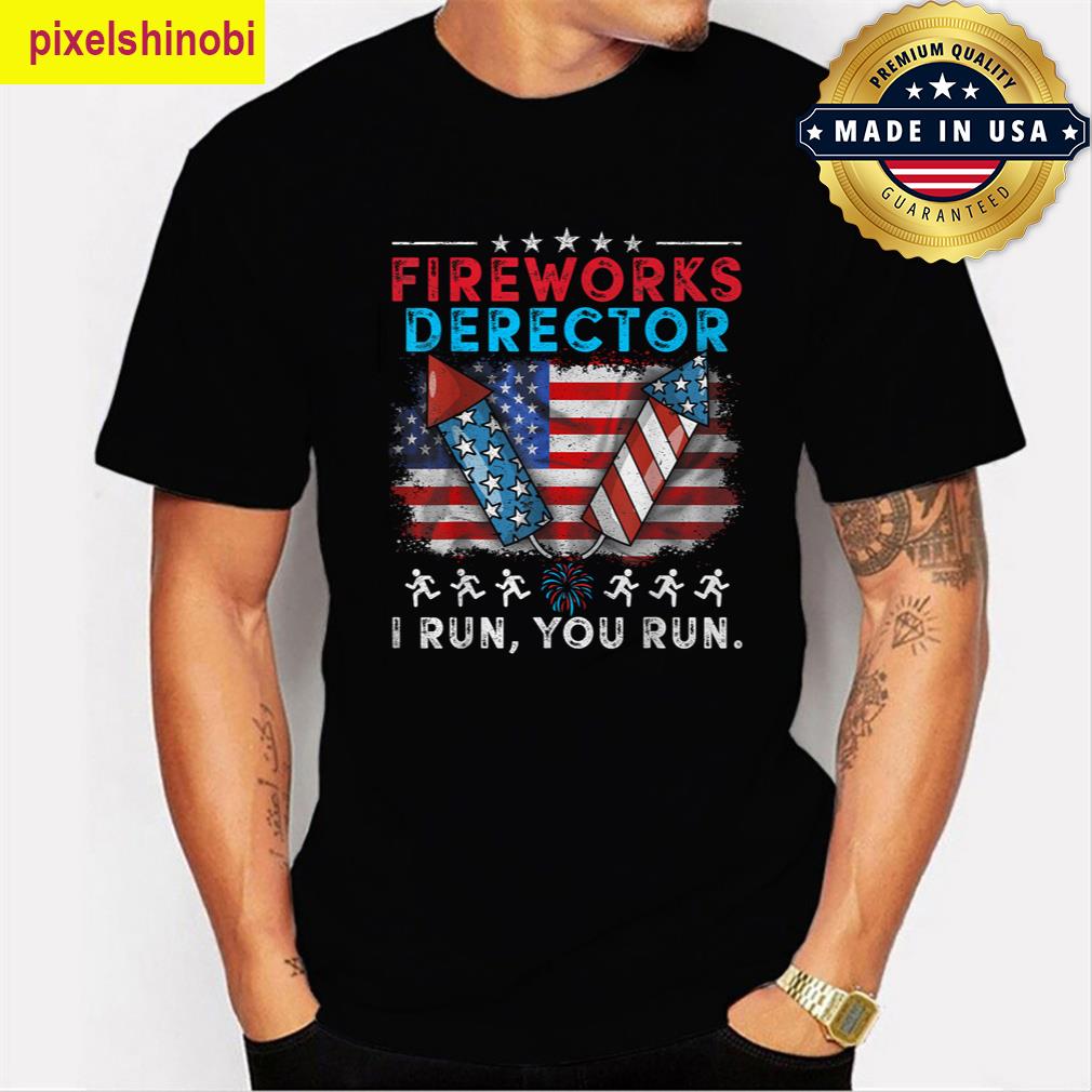 Independence Day Fireworks Theme T-shirt