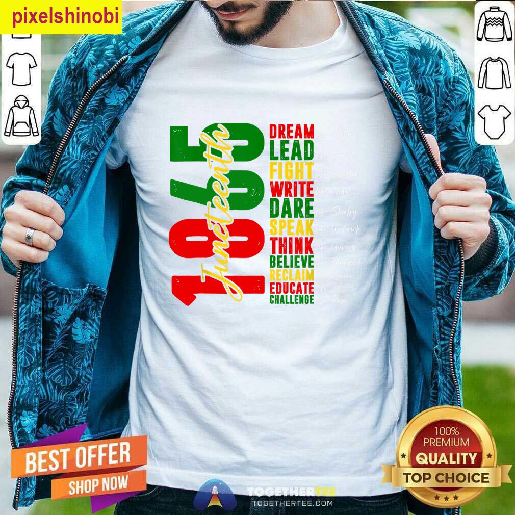 Juneteenth 1865 Men Women Equality T-shirt