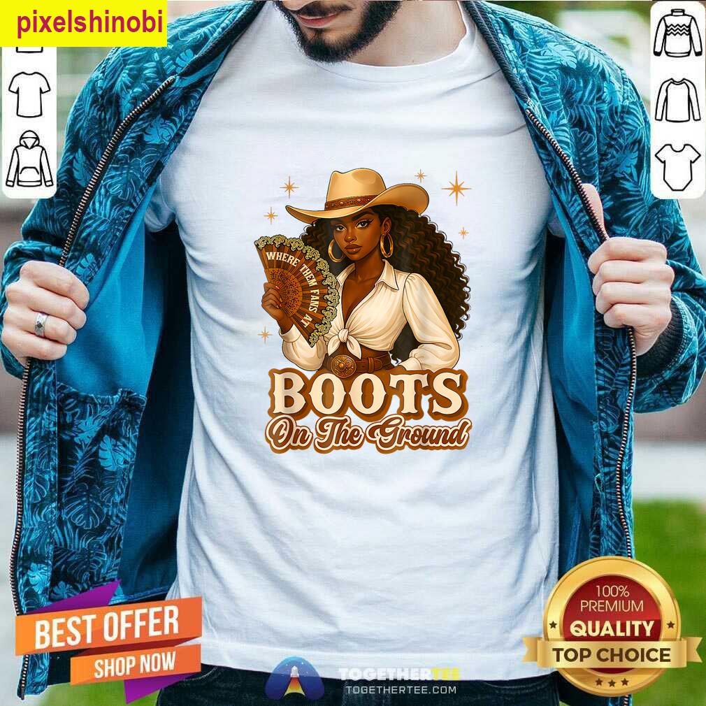 Juneteenth Boots Apparel T-shirt