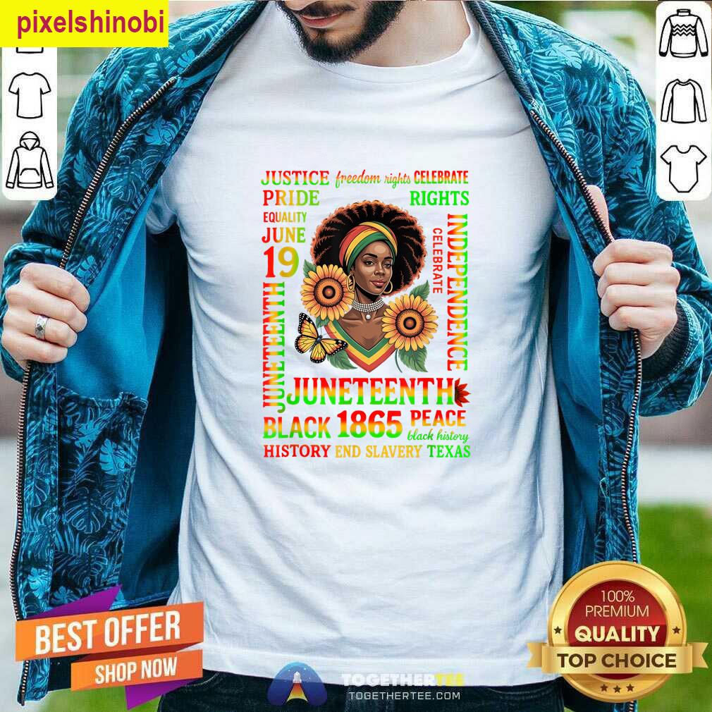 Juneteenth Celebrating Black Freedom Apparel T-shirt