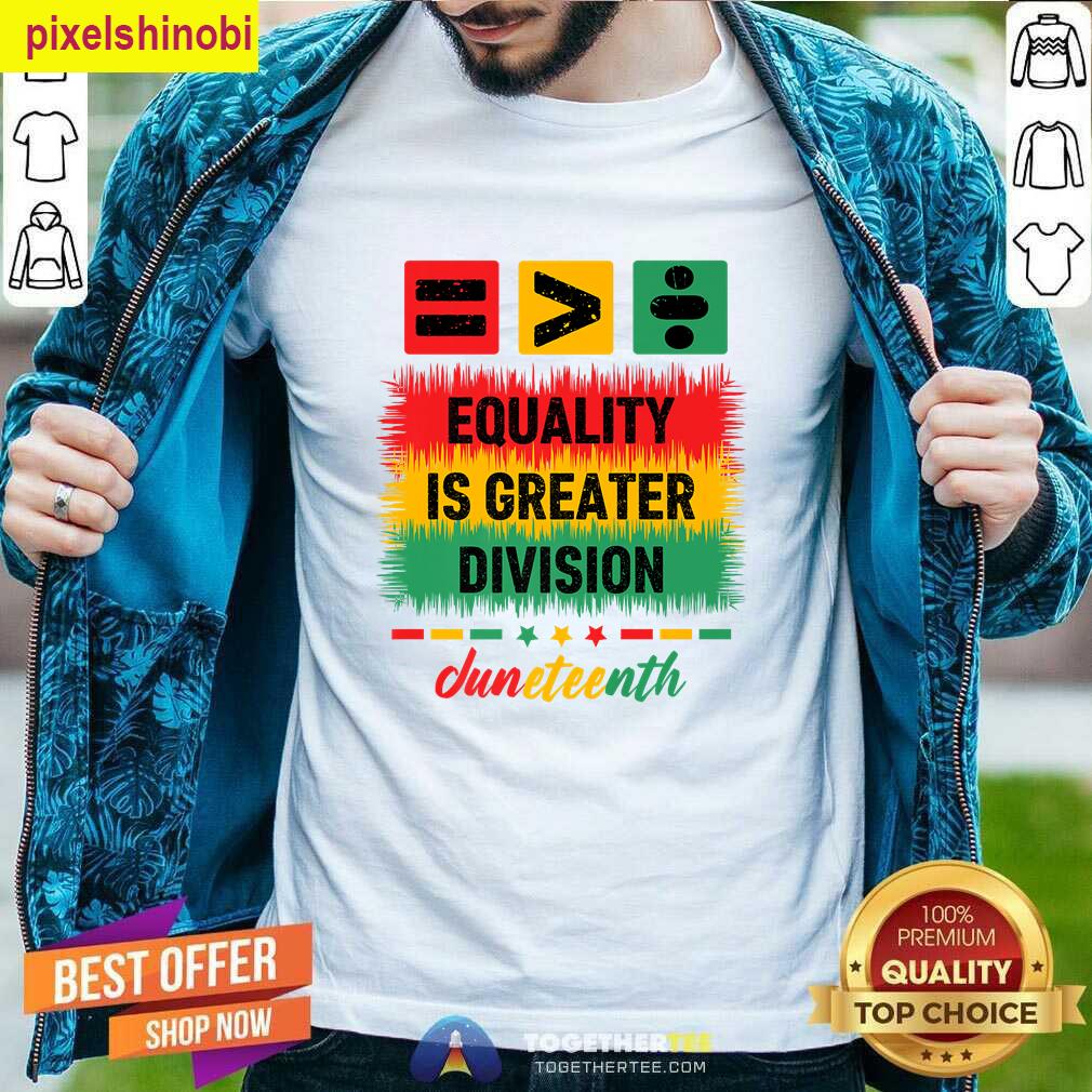 Juneteenth Women Equality Math T-shirt