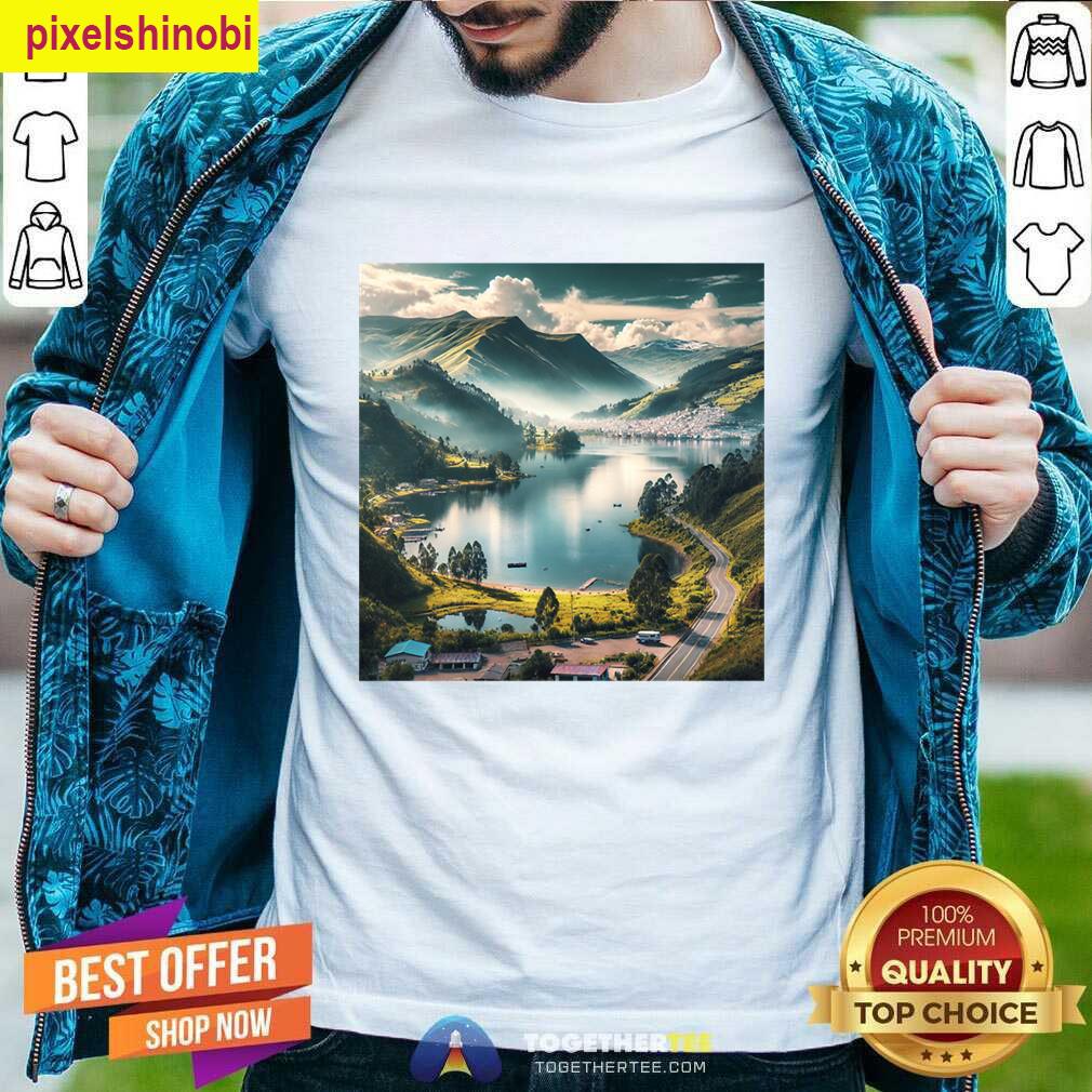 Lake Landscape Nature Apparel T-shirt
