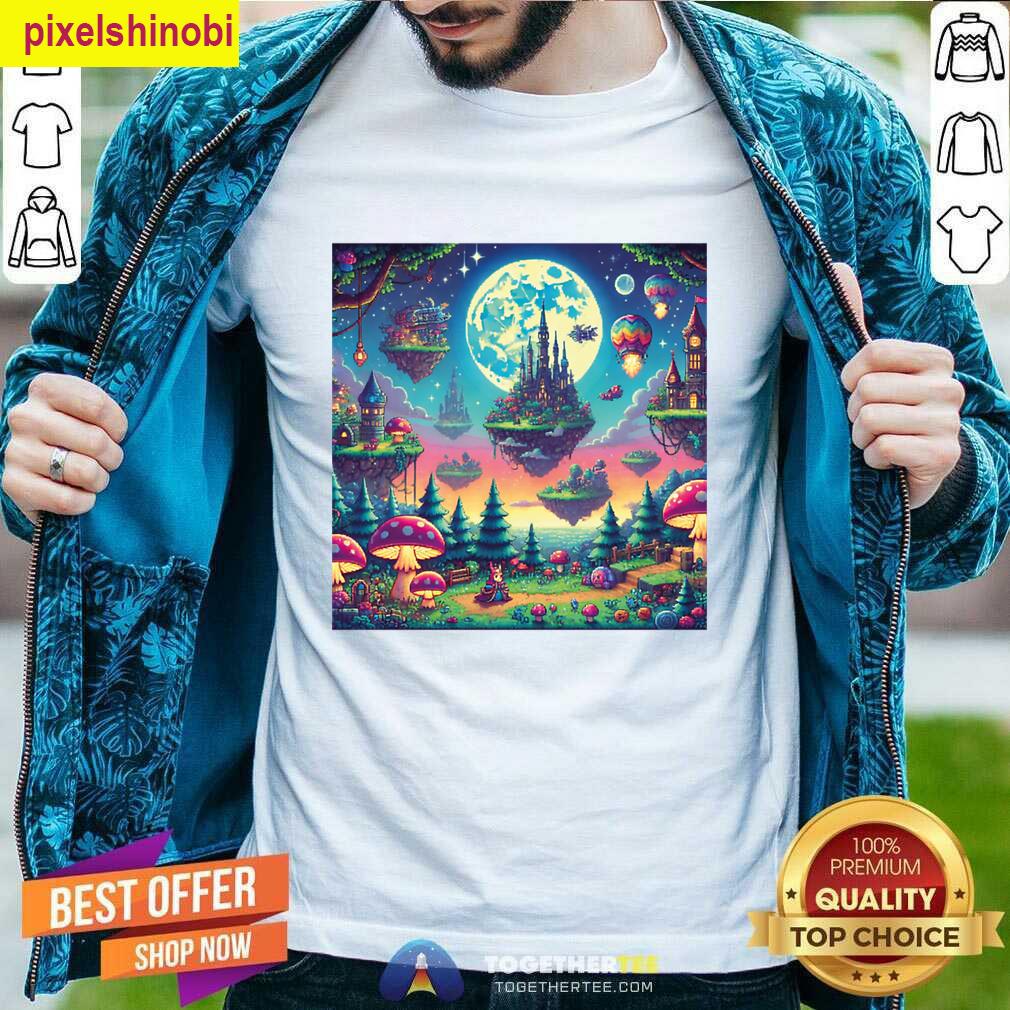 Landscape Pixelart Fantasy T-shirt