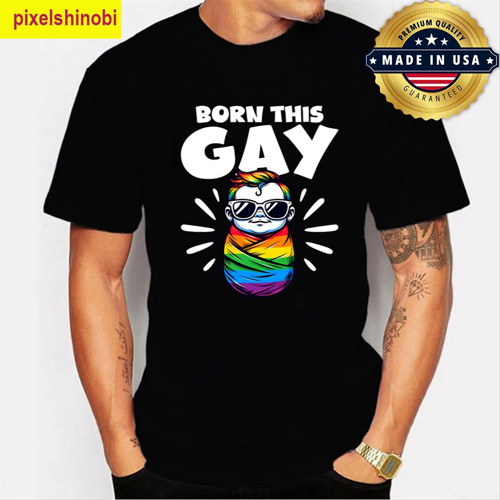 Lgbtqa Gift Born This T-shirt