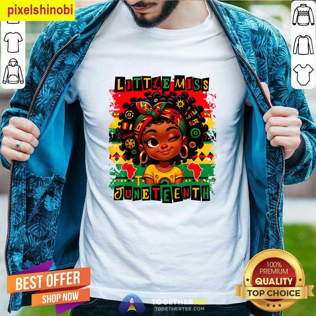 Little Miss Juneteenth Kids T-shirt