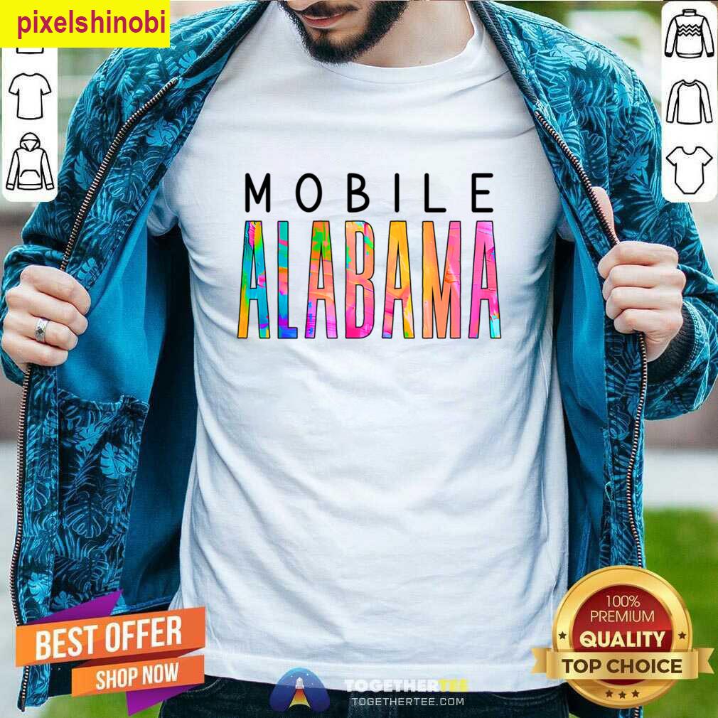 Mobile Alabama Pink Tee T-shirt