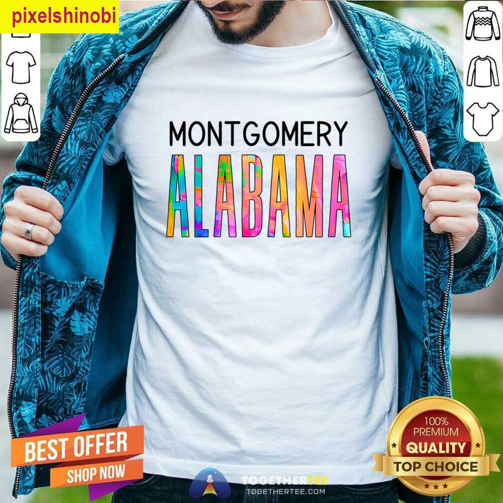 Montgomery Alabama Pink Design T-shirt
